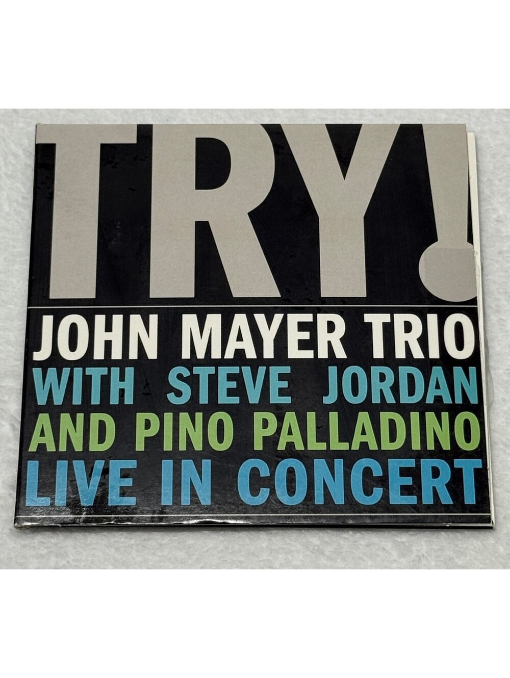 John Mayer Trio Try! Live In Concert CD 2005